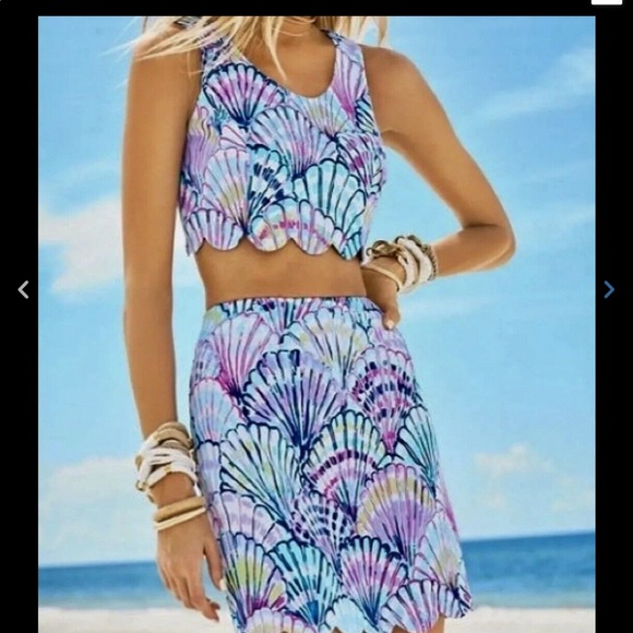LILLY PULITZER OH SHELLO TWO PIECE SET - Picture 2 of 4